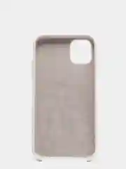 Белый чехол для iPhone 11 Силиконовый с логотипом (Silicon Case)