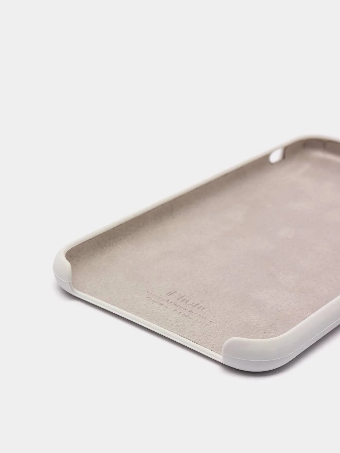 Белый чехол для iPhone 11 Силиконовый с логотипом (Silicon Case)