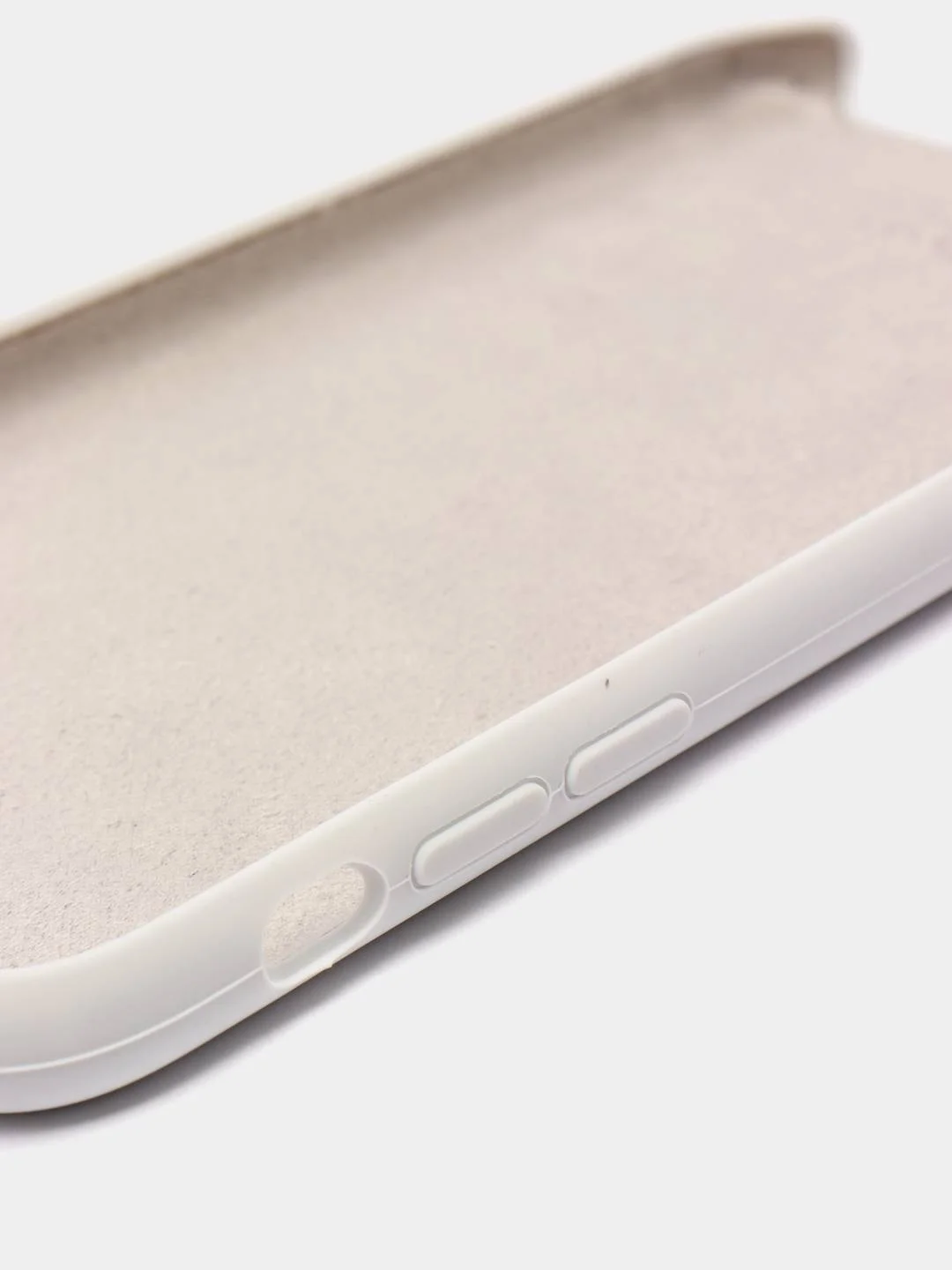 Белый чехол для iPhone 11 Силиконовый с логотипом (Silicon Case)