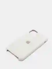 Белый чехол для iPhone 11 Силиконовый с логотипом (Silicon Case)