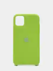 Салатовый чехол для iPhone 11 Силиконовый с логотипом (Silicon Case)