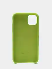 Салатовый чехол для iPhone 11 Силиконовый с логотипом (Silicon Case)