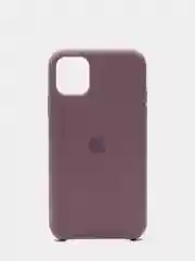 Сиреневый чехол для iPhone 11 Силиконовый с логотипом (Silicon Case)