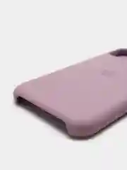 Сиреневый чехол для iPhone 11 Силиконовый с логотипом (Silicon Case)