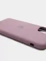 Сиреневый чехол для iPhone 11 Силиконовый с логотипом (Silicon Case)
