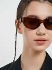 Терракотовый солнцезащитные женские очки
