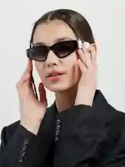 Белый солнцезащитные женские очки