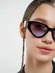 Белый солнцезащитные женские очки