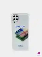 Прозрачный чехол прозрачный Samsung Galaxy A51,Samsung Galaxy A12/M12 противоударный плотный неоновый