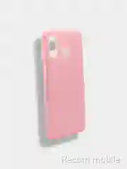 Розовый чехол блестящий Samsung Galaxy A21S накладка c блёстками