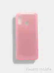 Розовый чехол блестящий Samsung Galaxy A21S накладка c блёстками