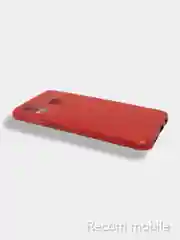 Красный чехол блестящий Samsung Galaxy A21S накладка c блёстками