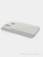 Серебряный чехол блестящий Samsung Galaxy A21S накладка c блёстками