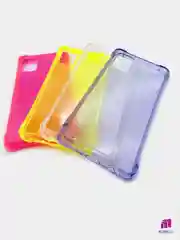 Чехол прозрачный Samsung Galaxy A51,Samsung Galaxy A12/M12 противоударный плотный неоновый