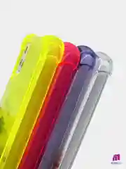 Чехол прозрачный Samsung Galaxy A51,Samsung Galaxy A12/M12 противоударный плотный неоновый