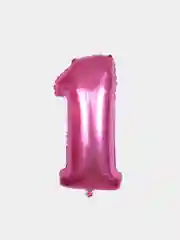 Фуксия воздушные шарики/ фольгированные шарики/фольгированные цифры/ 102 см