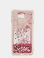 Вишнёвый чехол переливашка Samsung J4 Plus