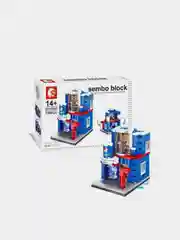 Голубой конструктор Sembo Block Магазины