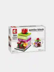 Оранжевый конструктор Sembo Block Магазины