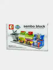 Черный конструктор Sembo Block Магазины