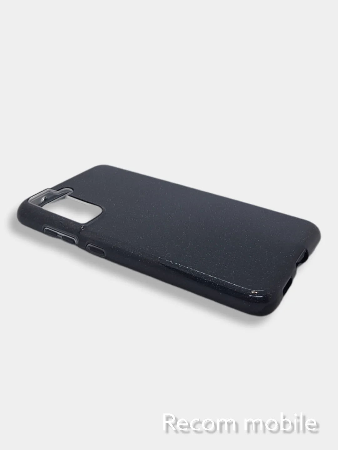 Угольный чехол блестящий для Samsung Galaxy S21FE, накладка c блёстками для Самсунг S21 FE