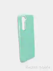 Бирюзовый чехол блестящий для Samsung Galaxy S21FE, накладка c блёстками для Самсунг S21 FE