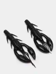 Черный силиконовая приманка RAF, Dolive Craw (Рачок) 2.0, 50 mm, 8 шт