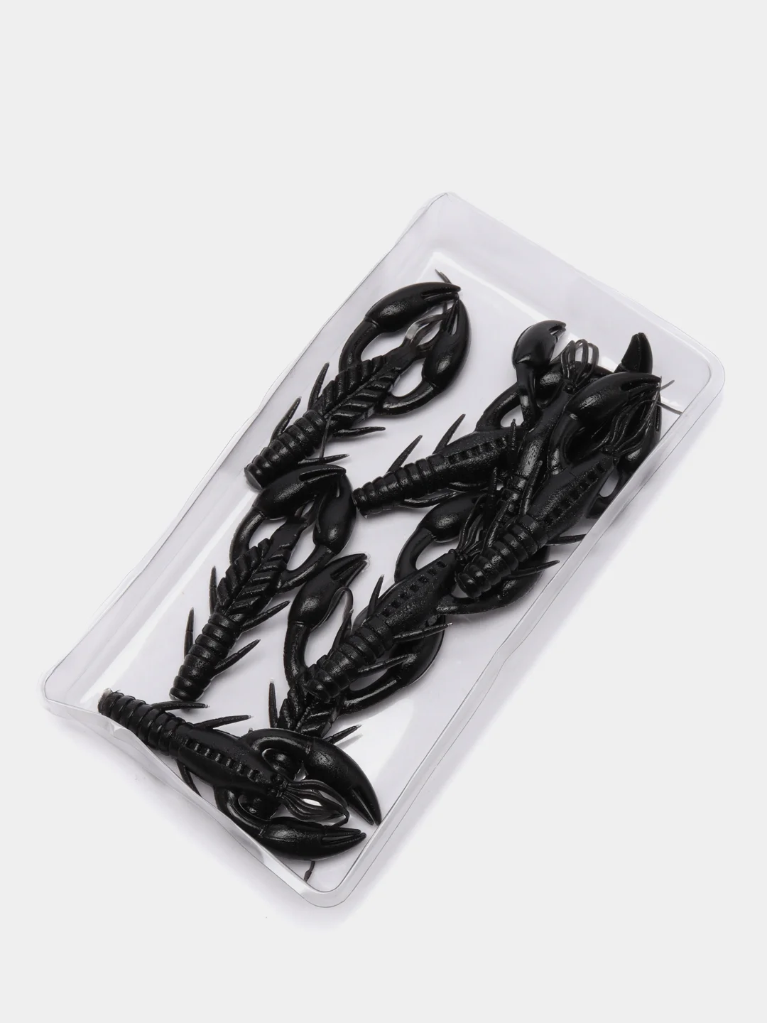 Черный силиконовая приманка RAF, Dolive Craw (Рачок) 2.0, 50 mm, 8 шт
