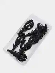 Черный силиконовая приманка RAF, Dolive Craw (Рачок) 2.0, 50 mm, 8 шт