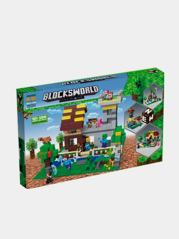 Конструктор Майнкрафт BlocksWorld, 764 детали