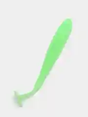 Салатовый силиконовые приманки RAF Swing Impact 4.0, виброхвост, 100 мм, 5 штук