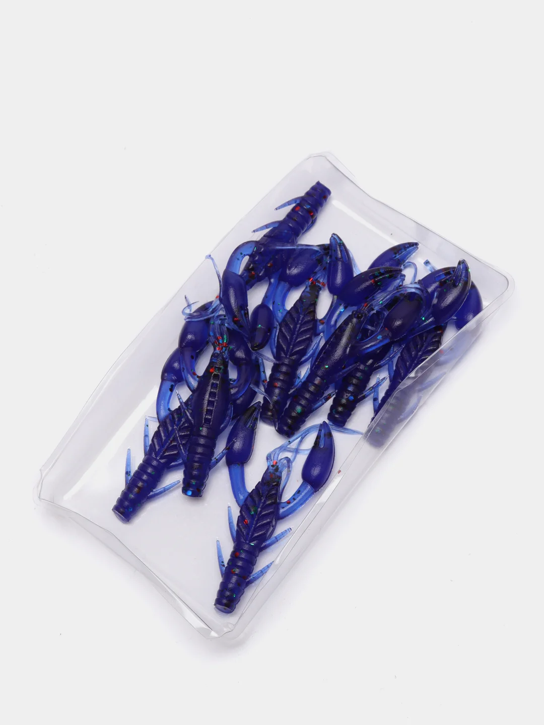 Темно-синий силиконовая приманка RAF, Dolive Craw (Рачок) 2.0, 50 mm, 8 шт