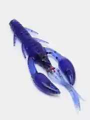 Темно-синий силиконовая приманка RAF, Dolive Craw (Рачок) 2.0, 50 mm, 8 шт