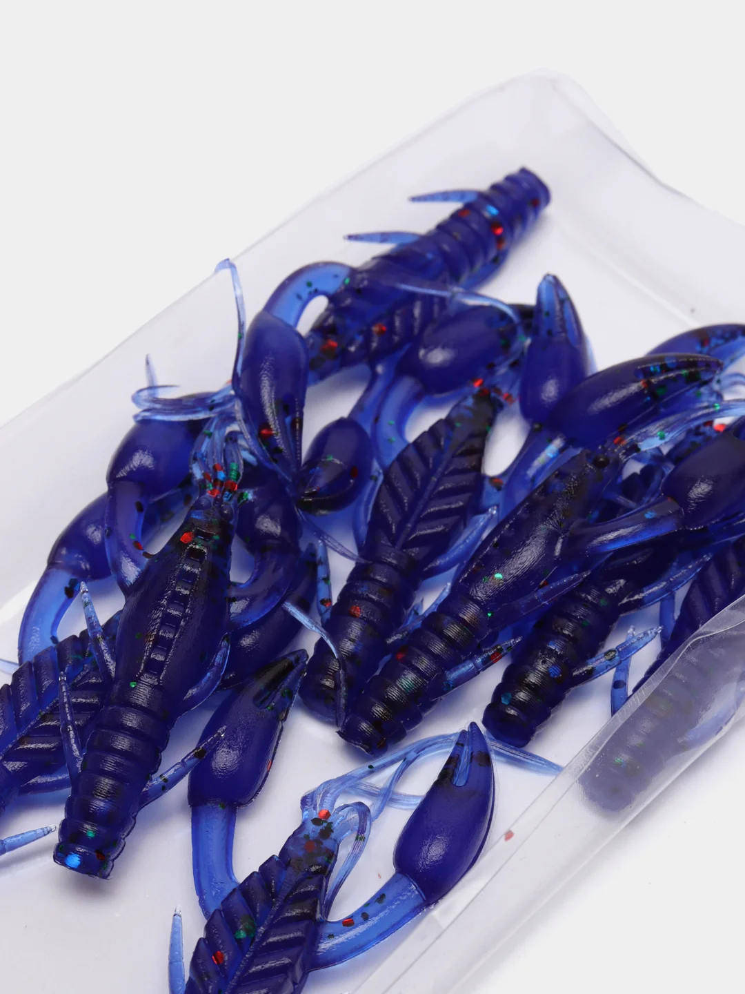 Темно-синий силиконовая приманка RAF, Dolive Craw (Рачок) 2.0, 50 mm, 8 шт