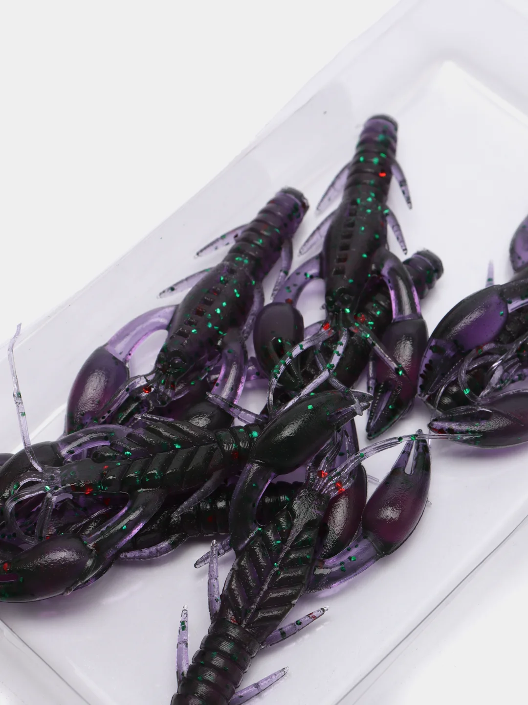 Фиолетовый силиконовая приманка RAF, Dolive Craw (Рачок) 2.0, 50 mm, 8 шт