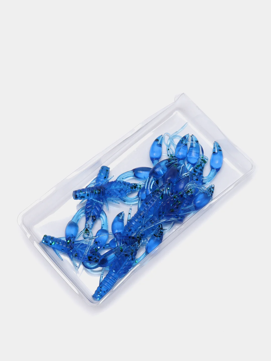Синий силиконовая приманка RAF, Dolive Craw (Рачок) 2.0, 50 mm, 8 шт