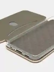 Золотой чехол-книжка для Samsung A01 Core 2020 Самсунг Золотой цвет