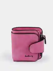 Фуксия женский кошелек Baellery mini из замшевой экокожи, 10 цветов