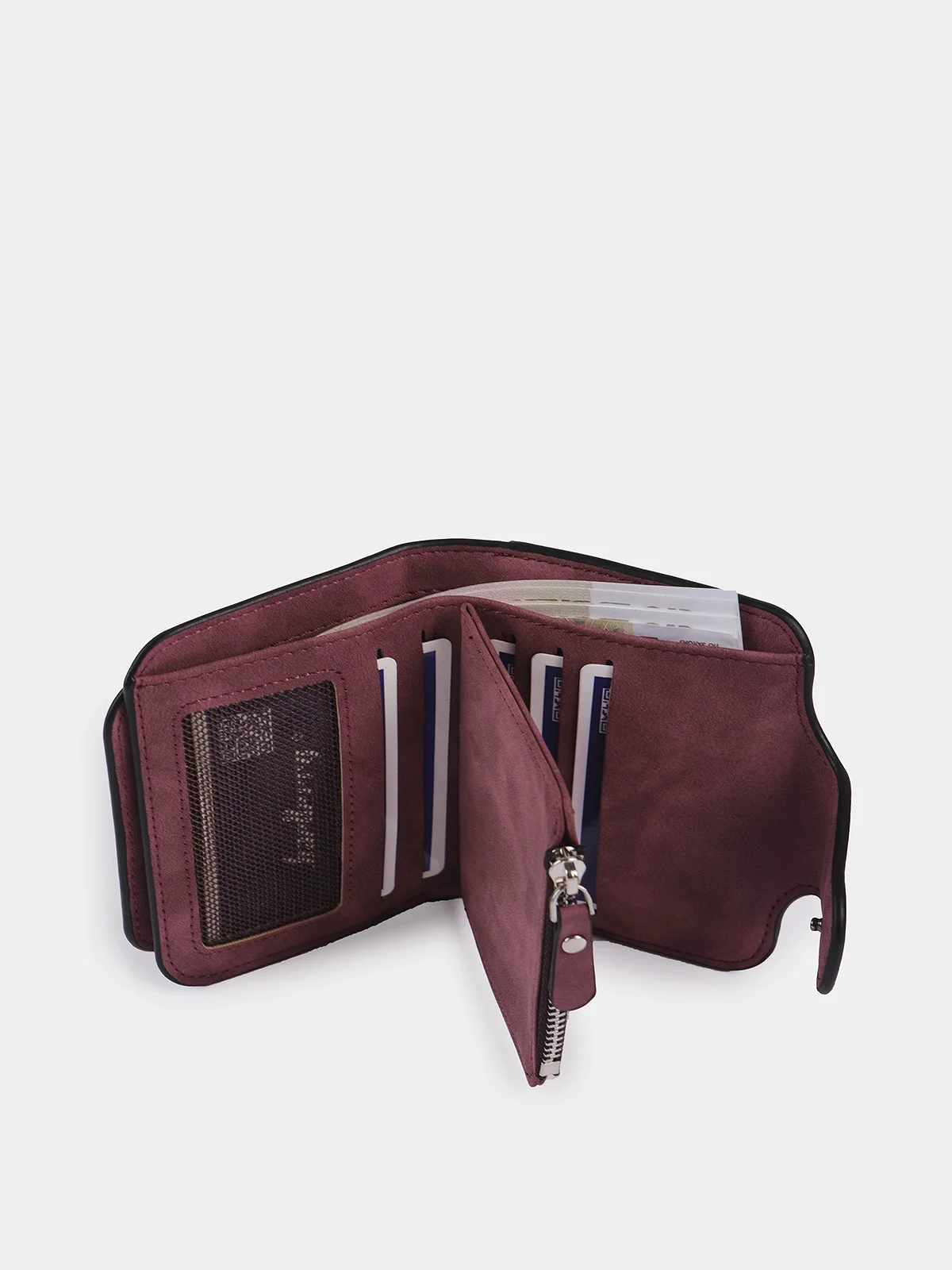 Женский кошелек Baellery mini из замшевой экокожи, 10 цветов