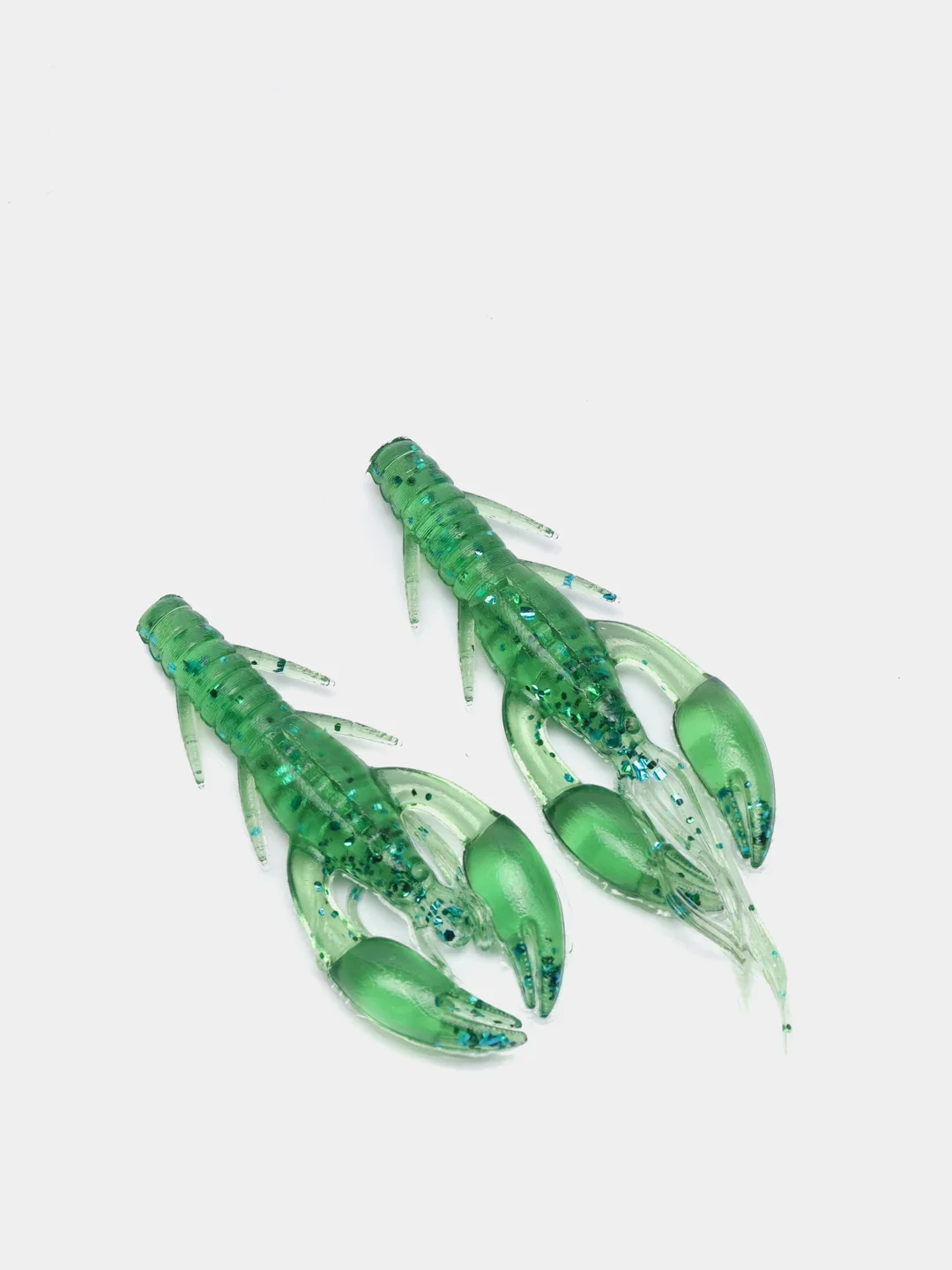 Лесной зеленый силиконовая приманка RAF, Dolive Craw (Рачок) 2.0, 50 mm, 8 шт