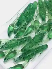 Лесной зеленый силиконовая приманка RAF, Dolive Craw (Рачок) 2.0, 50 mm, 8 шт
