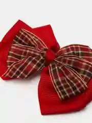 Бордовый заколки большие (2 шт ) производство корея