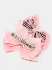 Розовый заколки большие (2 шт ) производство корея