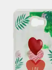 Лесной зеленый чехол переливашка Samsung J4 Plus