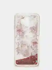 Розовый чехол - переливашка Samsung J6 Plus / J6+