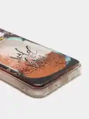 Золотой чехол-переливашка с жидкими блестками для Xiaomi Mi 8 Lite