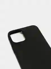 Чехол для iPhone 12 mini (5.4), черный, силиконовый