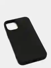 Чехол для iPhone 12 mini (5.4), черный, силиконовый