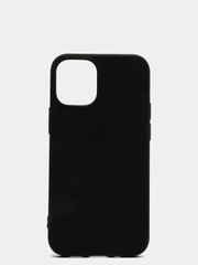 Чехол для iPhone 12 mini (5.4), черный, силиконовый