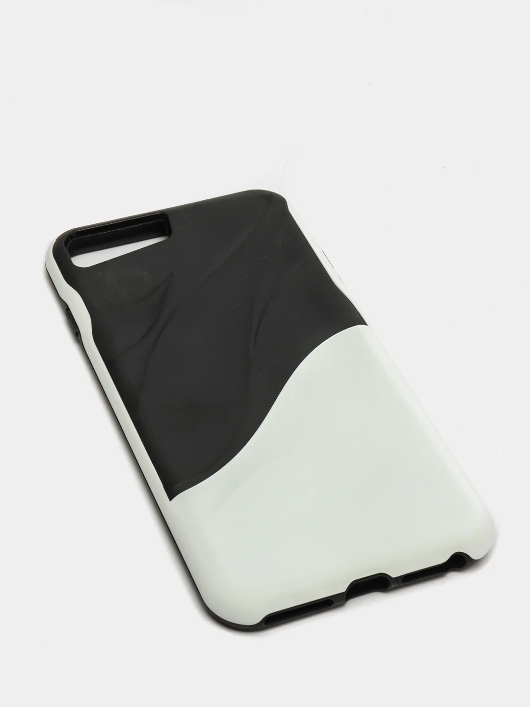 Белый iphone 7/8/SE 2020, 7 Plus/8 Plus, 6/6s, 6 Plus/6s Plus чехол силиконовый с рельефом